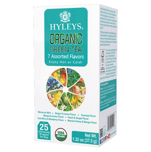 HYLEYS green 7 assorted BIO přebal 25 sáčků