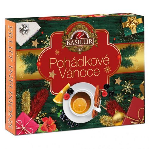 BASILUR Fruit infusions assorted pohádkové Vánoce 60 sáčků