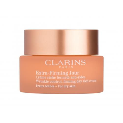 Clarins Extra-Firming Jour Rich 50 ml denní zpevňující krém pro suchou pleť pro ženy