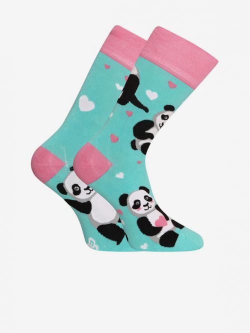Dedoles Panda a Srdíčka Ponožky Modrá