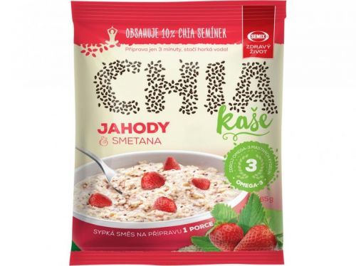 Semix Chia kaše jahody a smetana 65 g