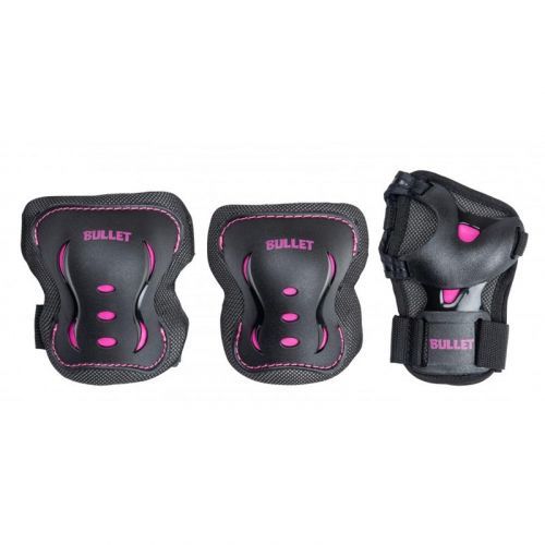 chrániče BULLET - Blast V2 Junior 10-12 Yrs Black/Pink (BLACK PINK) velikost: S