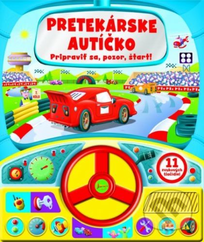 Pretekárske autíčko - Pripraviť sa, pozor, štart! - Books Igloo