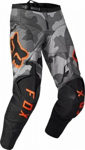 FOX 180 Bnkr Pants Grey Camo 34 Motokrosové kalhoty