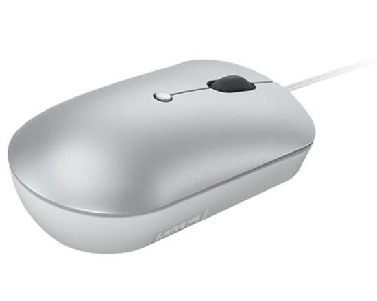 Lenovo 540 CONS USB-C kabelová kompaktní myš - stříbrná (Cloud Grey), GY51D20877