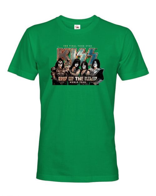 Pánské tričko s potiskem Kiss - parádní tričko s potiskem metalové skupiny Kiss