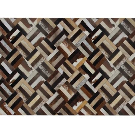 Kondela Luxusní koberec, pravá kůže, 120x180, KŮŽE TYP 2