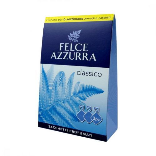Felce Azzurra (Itálie) FELCE AZZURRA Vonné sáčky 3ks Vonné sáčky 3ks FELCE AZZURRA: CLASSICO (modrá)