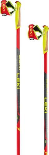 Leki HRC Junior - bright red/black/neonyellow 135