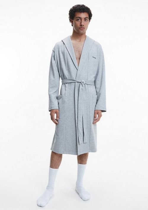 Pánský župan Calvin Klein NM2377 L/XL Šedá