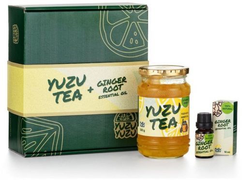 YuzuYuzu Antistress box pro dobrou náladu (Yuzu Tea + 100% Ginger root Essential Oil, 10 ml) 500