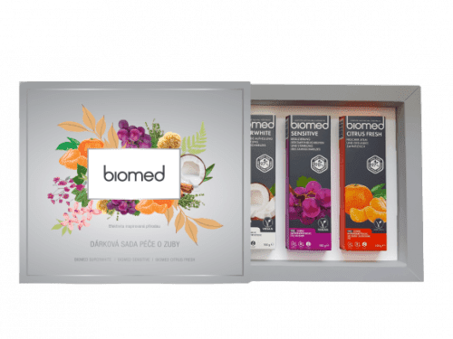 Biomed Dámská dárková sada Superwhite, Sensitive, Citrus Fresh 3 x 100 ml