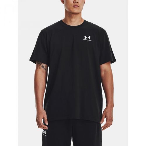 Under Armour Tričko UA LOGO EMB HEAVYWEIGHT SS-BLK - Pánské