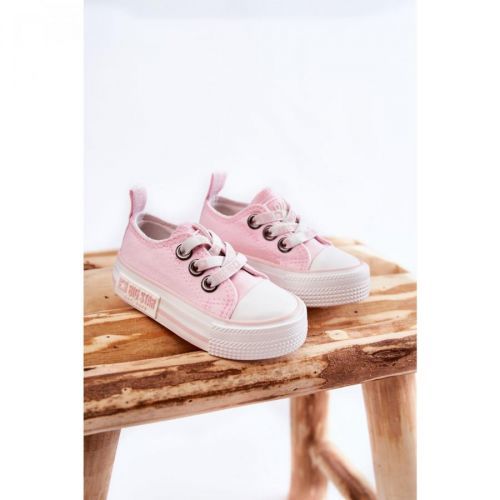 Children's Cloth Sneakers BIG STAR KK374052 Pink