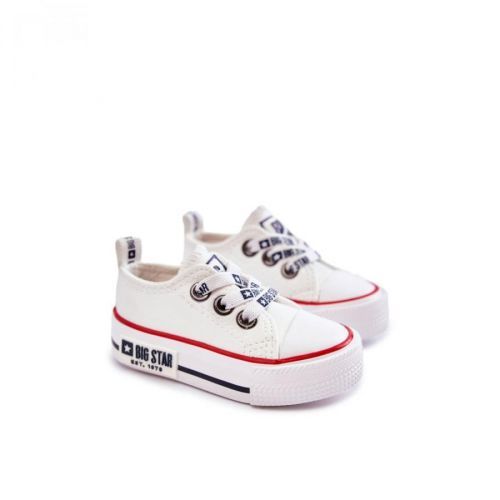 Children's Leather Sneakers BIG STAR KK374040 White
