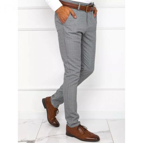 Light gray men's trousers Dstreet UX3775