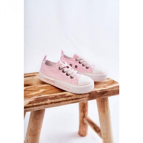 Children's Cloth Sneakers BIG STAR KK374072 Pink