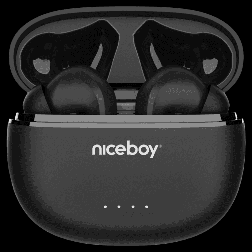Niceboy Bezdrátová sluchátka HIVE Pins ANC 3 černá