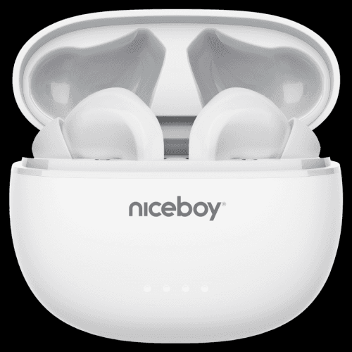 Niceboy Bezdrátová sluchátka HIVE Pins ANC 3 bílá