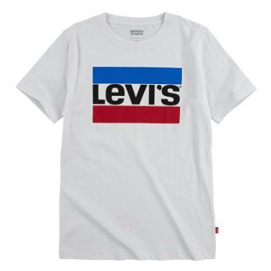 Tričko Levi's® s logem Boy bílé