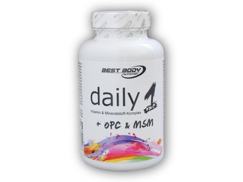 Best Body Nutrition Daily one + OPC + MSM 100 kapslí