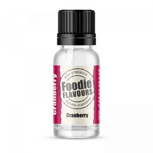 Přírodní koncentrované aroma 15ml brusinka - Foodie Flavours