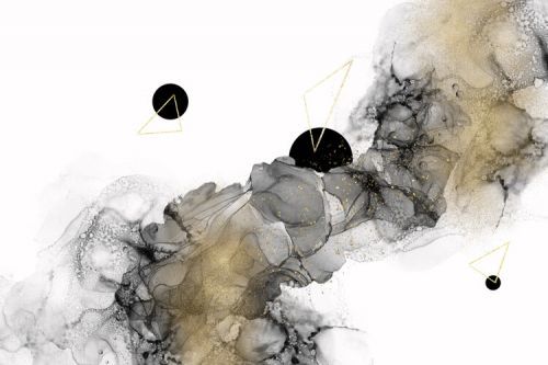 Melanie Viola Ilustrace Beyond all galaxies no 3 | alcohol ink, Melanie Viola, (40 x 26.7 cm)