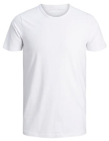 Jack&Jones Pánské triko JJEBASIC Stretch Fit 12058529 OPTICAL WHITE L