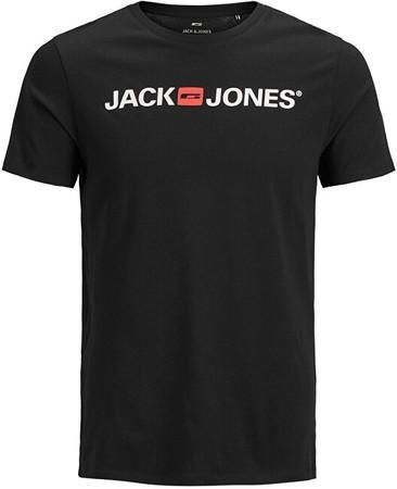 Jack&Jones PLUS Pánské triko JJECORP Regular Fit 12184987 Black 5XL