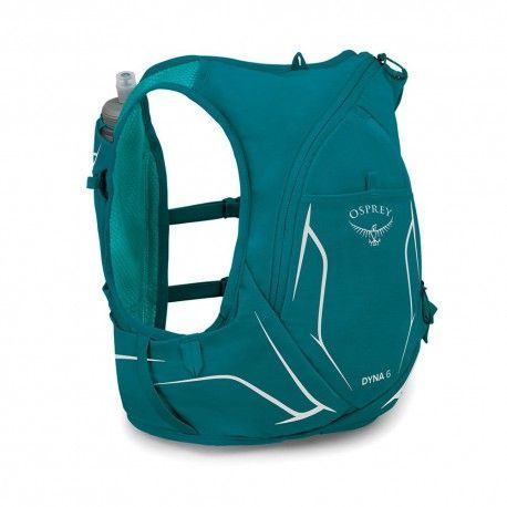 Osprey Dyna 6l WS dámská běžecká vesta / batoh + 2 měkké lahve 500 ml Verdigris green