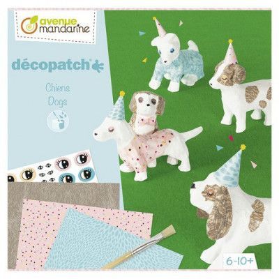 Kreativní sada - ubrousková technika decoupage – Pes