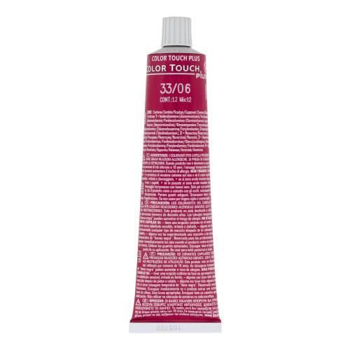Wella Professionals Color Touch Plus 60 ml demi-permanentní barva na vlasy bez amoniaku pro ženy 33/06