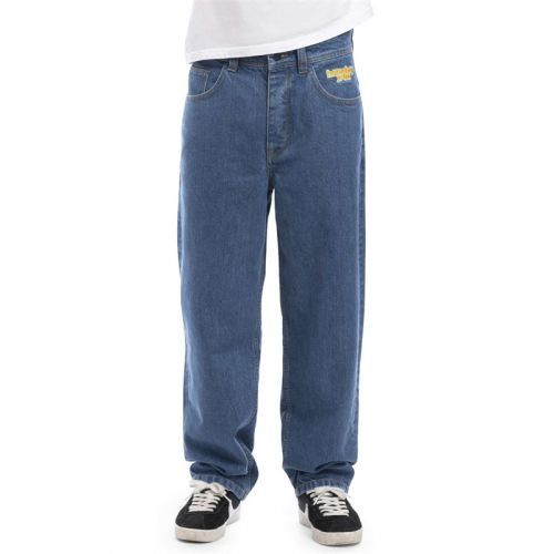 kalhoty HOMEBOY - X-Tra Baggy Denim Washed Blue (WASHED BLUE-81) velikost: 34/32