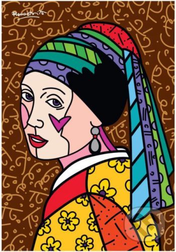 Romero Britto - Dutch icon - Bluebird