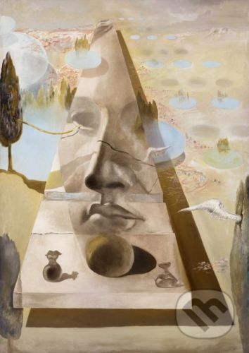 Salvador Dalí - Apparition of the Visage of Aphrodite of Cnidos in a Landscape, c. 1981 - Bluebird