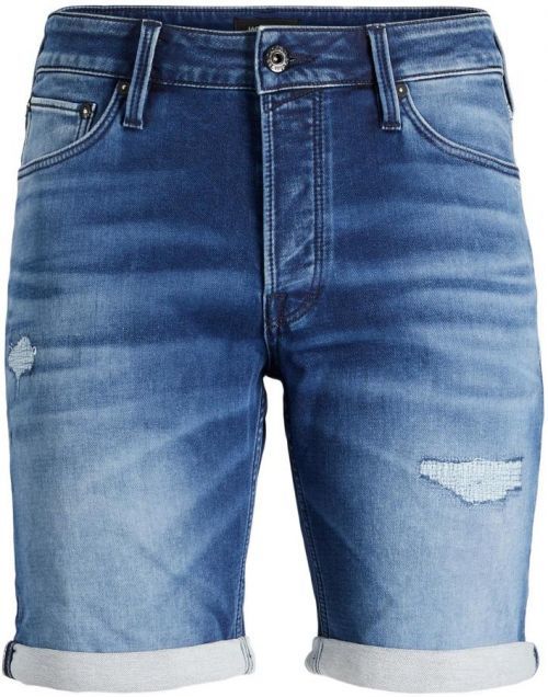 Jack&Jones Pánské kraťasy JJICON Regular Fit 12182944 Blue Denim S