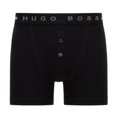 Pánské boxerky 50377695 001 černá Hugo Boss - M