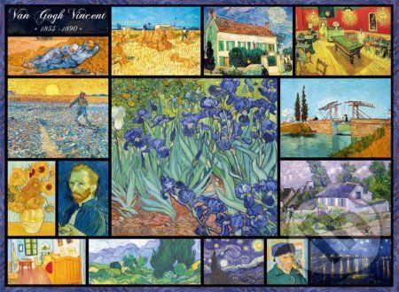 Collage - Vincent Van Gogh - Bluebird
