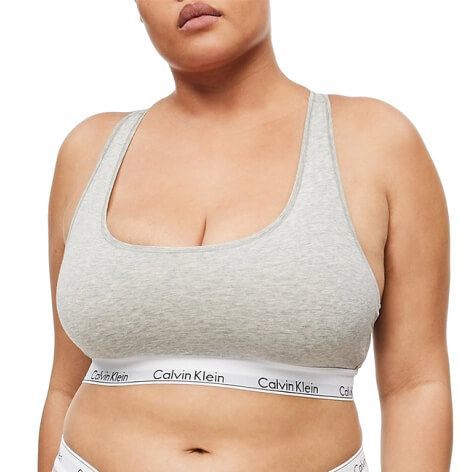 Calvin Klein Dámská podprsenka bralette PLUS SIZE QF5116E-020 XL