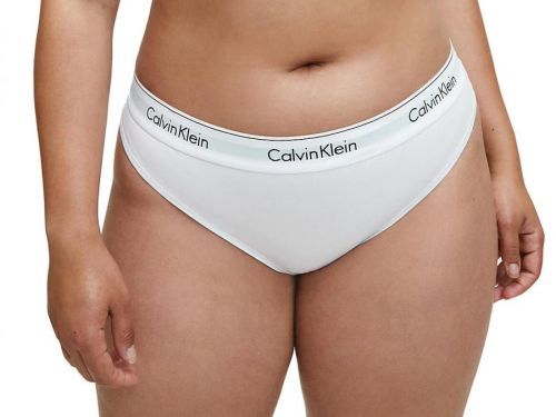 Calvin Klein Dámská tanga PLUS SIZE QF5117E-100 XL