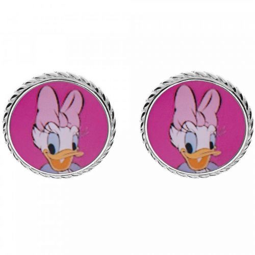 Disney Půvabné stříbrné náušnice Daisy Duck ES00029SL