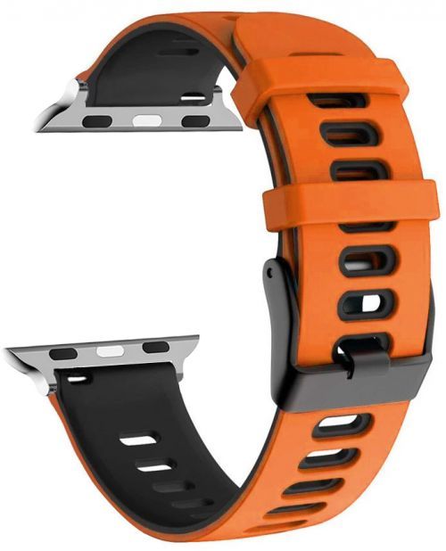 4wrist Silikonový řemínek pro Apple Watch - Orange 42/44/45 mm