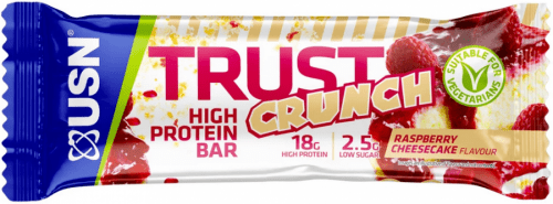 Proteinové tyčinky a sušenky USN Trust Crunch malinový cheesecake 60g