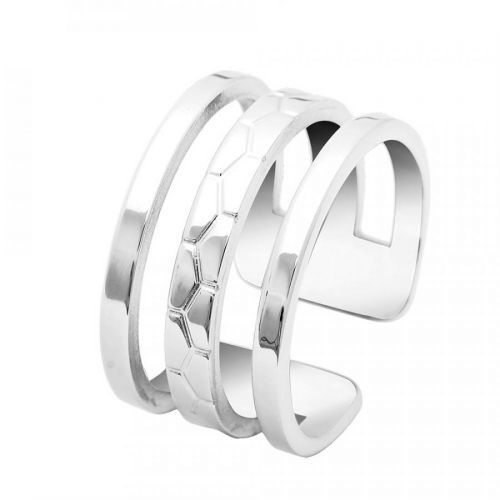 Pierre Lannier Minimalistický ocelový prsten Ariane BJ07A310 52 mm