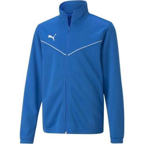 Puma TEAMRISE TRAINING POLY JACKET JR Chlapecká mikina, modrá, velikost 164