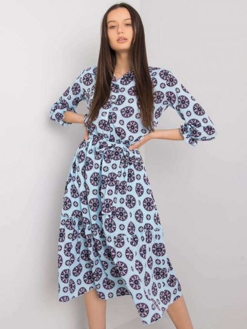 Dámské šaty SK 508525 - FPrice - 42 - modro-růžová