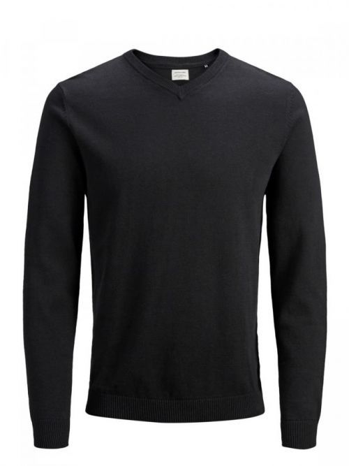 Jack&Jones Pánský svetr JJEBASIC 12137194 12137194 Black S