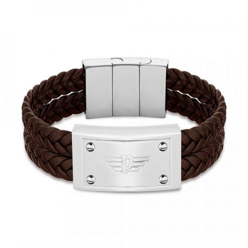 Police Moderní kožený náramek Valorious PEAGB2214604