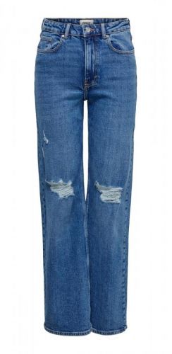 ONLY Dámské džíny ONLJUICY Straight Fit 15258252 Dark Medium Blue Denim 25/30