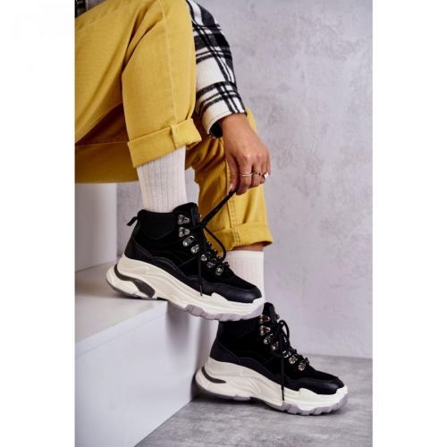 Women's High Sport Shoes GOE KK2N4098 Black